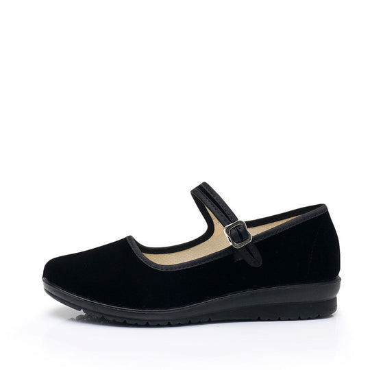 Damen Bequeme Mary Jane Schuhe mit verstellbarem Riemen R&B