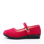 Damen Bequeme Mary Jane Schuhe mit verstellbarem Riemen R&B