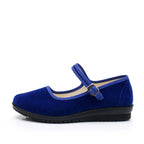 Damen Bequeme Mary Jane Schuhe mit verstellbarem Riemen R&B