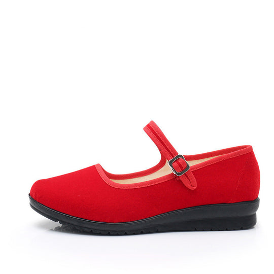 Damen Bequeme Mary Jane Schuhe mit verstellbarem Riemen R&B
