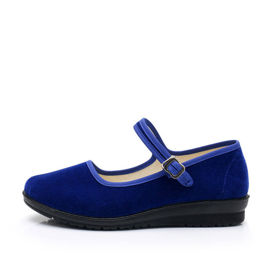 Damen Bequeme Mary Jane Schuhe mit verstellbarem Riemen R&B