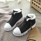 Damen hohe Sneaker mit warmem Innenfutter und rutschfester Sohle R&B