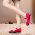 Damen Bequeme Mary Jane Schuhe mit verstellbarem Riemen R&B