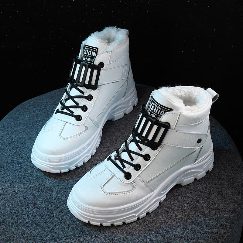 Damen Winterstiefel mit robustem Profil und kuscheligem Innenfutter R&B