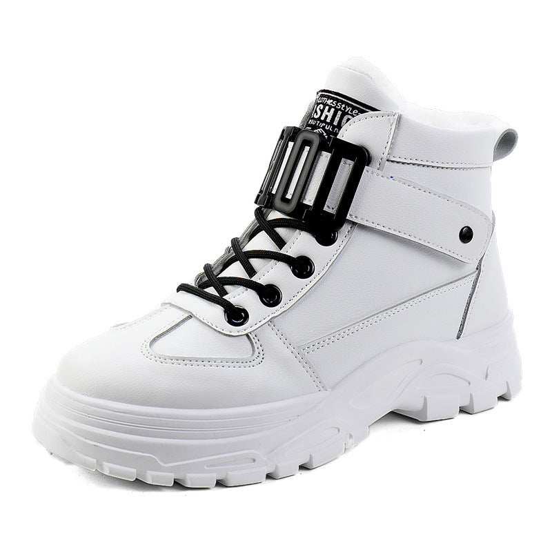 Damen Winterstiefel mit robustem Profil und kuscheligem Innenfutter R&B