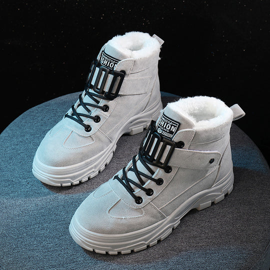 Damen Winterstiefel mit robustem Profil und kuscheligem Innenfutter R&B