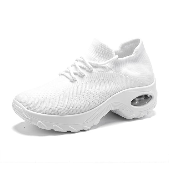 Damen nan gestrickter Sockensneaker mit Luftkissenlaufsohle und elastischem Strickobermaterial R&B