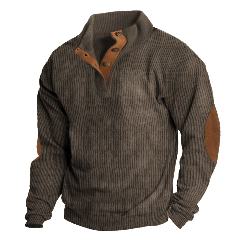 R&B | Herrenpullover mit Knöpfen