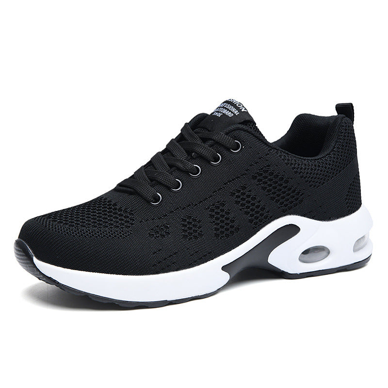 Damen nan atmungsaktiver Strick-Sneaker mit Dämpfungskapsel, stoßabsorbierender Zwischensohle und flexibler Laufsohle R&B