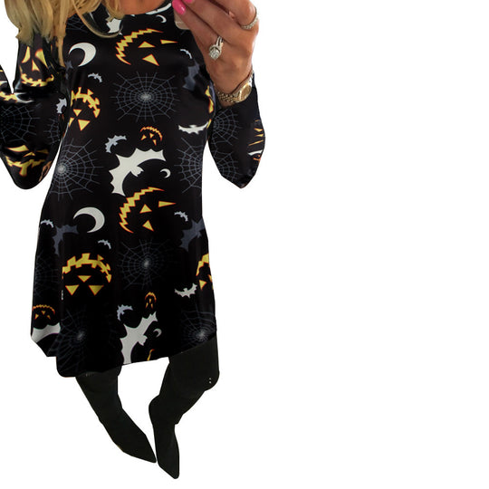 Damen Halloween-Tunika mit grafischem Print R&B