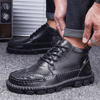 Herren modulare Lederstiefel R&B