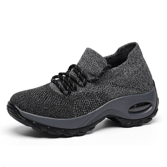 Damen nan gestrickter Sockensneaker mit Luftkissenlaufsohle und elastischem Strickobermaterial R&B