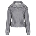 Damen Sportliche Windbreaker-Jacke mit elastischem Bund und hoher Atmungsaktivität R&B
