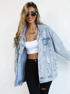 R&B | Oversized Jeansjacke für Damen
