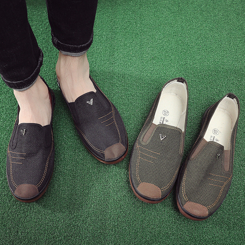 Damen lässige Slip-On Freizeitschuhe mit atmungsaktivem Obermaterial und rutschfester Sohle R&B