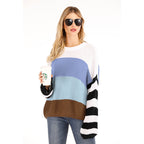 Damen lässiger Strickpullover R&B