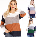 Damen modischer Strickpullover R&B