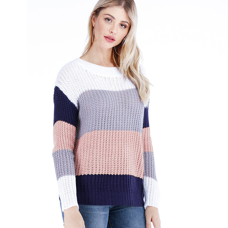 Damen modischer Strickpullover R&B