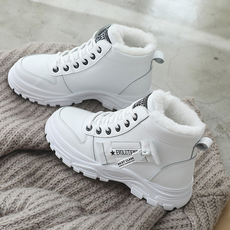 Damen hohe Winter Sneaker mit gefüttertem Innenfutter und rutschfester Sohle R&B