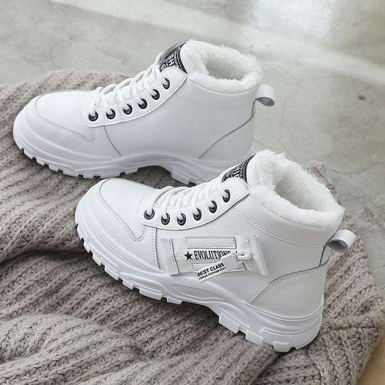 Damen hohe Winter Sneaker mit gefüttertem Innenfutter und rutschfester Sohle R&B