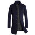 Herren elegante Steppjacke mit hohem Kragen und modischem Schnitt