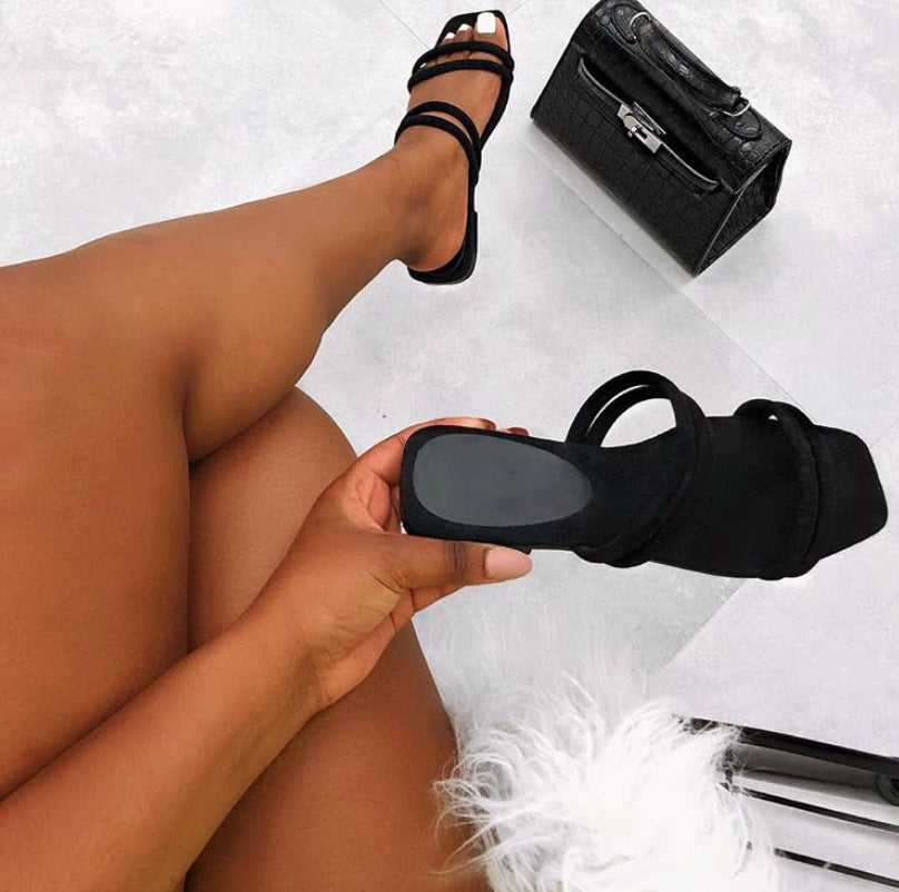Damen modische Riemchensandalen mit hohen Tragekomfort R&B