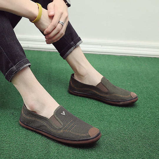 Damen lässige Slip-On Freizeitschuhe mit atmungsaktivem Obermaterial und rutschfester Sohle R&B
