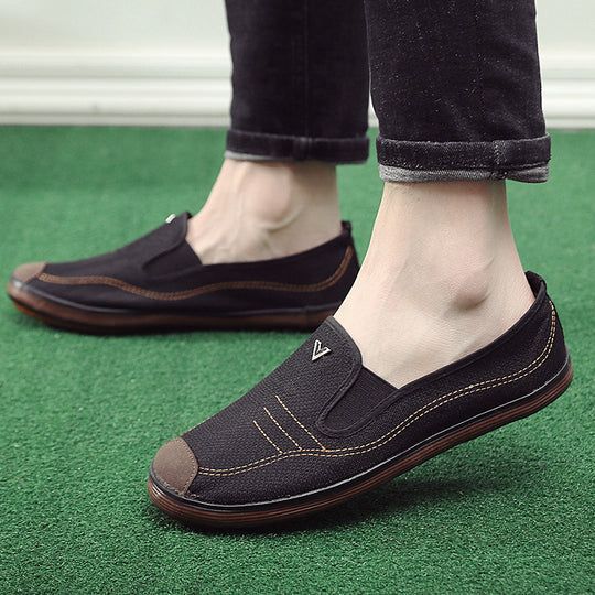 Damen lässige Slip-On Freizeitschuhe mit atmungsaktivem Obermaterial und rutschfester Sohle R&B