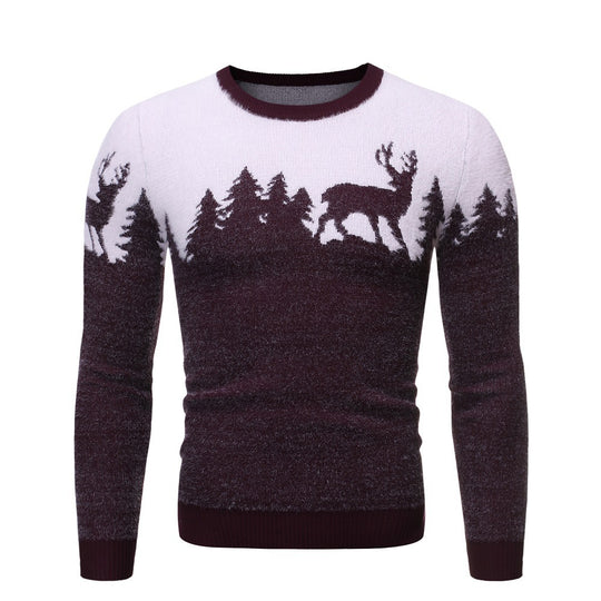 Herren gemütlicher Pullover mit Motivprint R&B