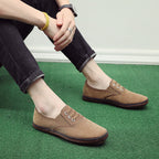 Damen komfortable Schnürschuhe mit strukturiertem Obermaterial