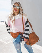 Damen Pullover mit Streifenmuster R&B