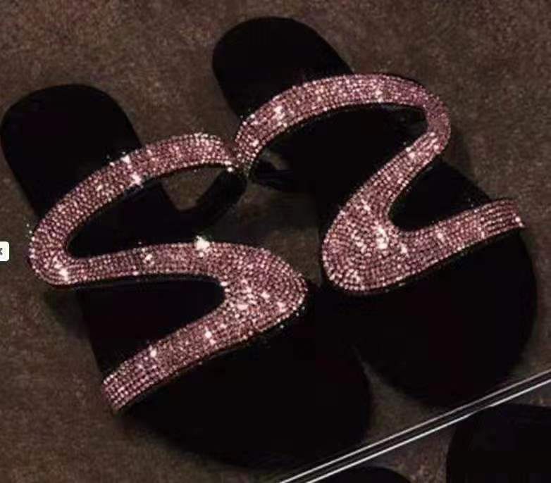 Damen Glamouröse Riemchen-Sandalen mit Strass-Applikationen R&B