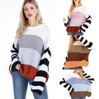 Damen lässiger Strickpullover R&B