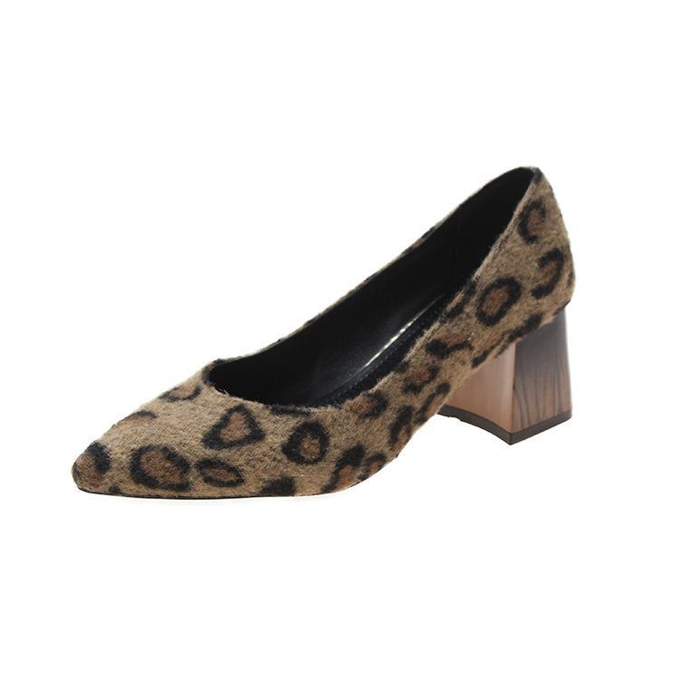 Damen elegante und bequeme Pumps mit Blockabsatz R&B