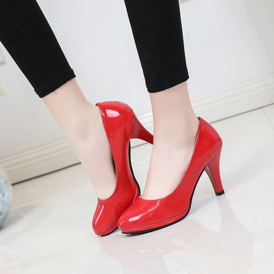 Damen Klassische Pumps mit elegantem Blockabsatz R&B