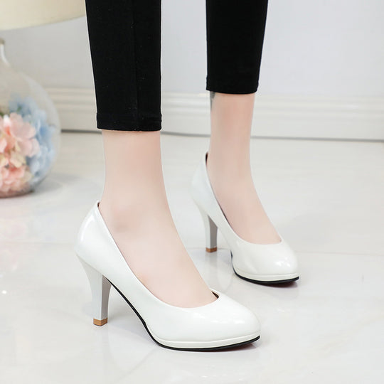 Damen Klassische Pumps mit elegantem Blockabsatz R&B