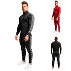 Herren Sportanzug mit Stehkragen und elastischen Bündchen