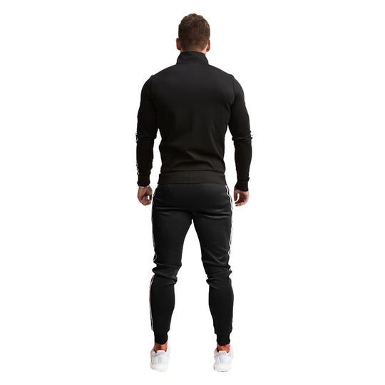 Herren Sportanzug mit Stehkragen und elastischen Bündchen R&B