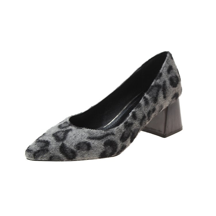 Damen elegante und bequeme Pumps mit Blockabsatz R&B
