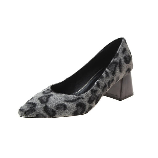 Damen elegante und bequeme Pumps mit Blockabsatz R&B