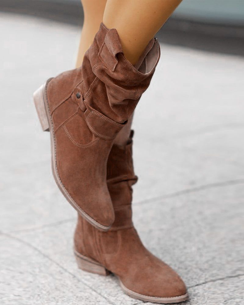R&B | Modische Stiefel mit Flachen Absätzen