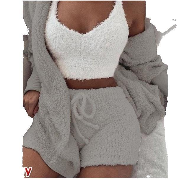 Damen Kuscheliges Lounge-Set aus weichem Material R&B