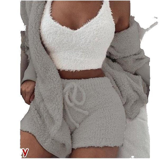 Damen Kuscheliges Lounge-Set aus weichem Material R&B
