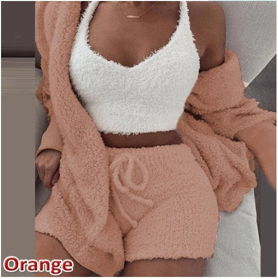 Damen Kuscheliges Lounge-Set aus weichem Material R&B