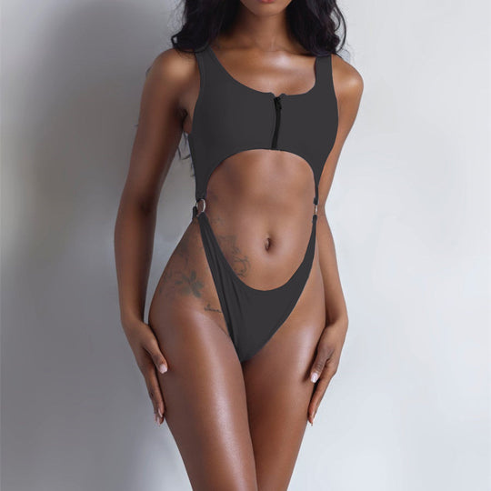 Damen sexy Cut-Out Badeanzug R&B