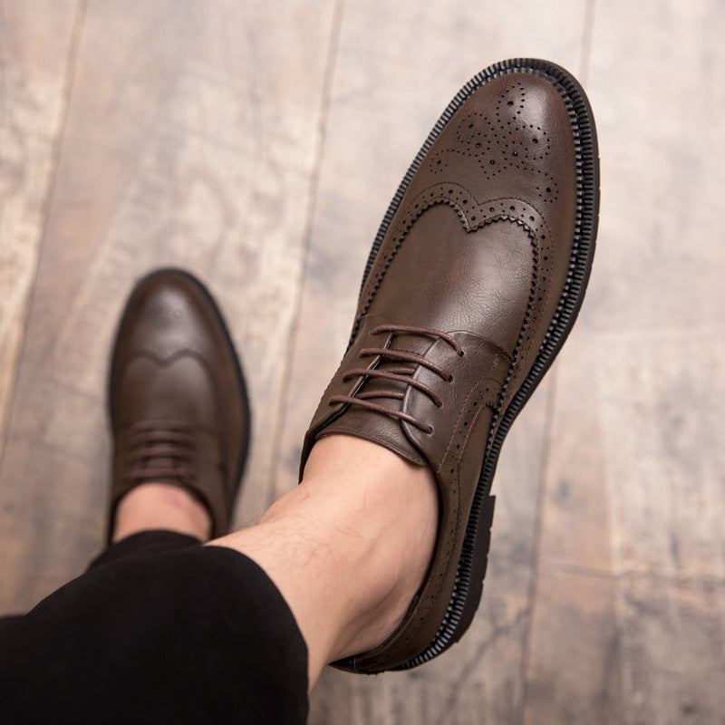 Damen Elegante und komfortable Brogues aus echtem Leder R&B