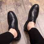 Damen Elegante und komfortable Brogues aus echtem Leder R&B