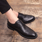 Damen Elegante und komfortable Brogues aus echtem Leder R&B