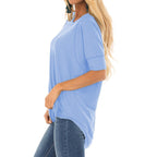 Damen Tiermuster T-Shirt R&B
