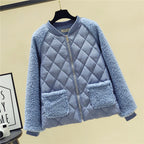Damen gesteppte Übergangsjacke mit kuscheligem Teddy-Futter und praktischen Taschen R&B